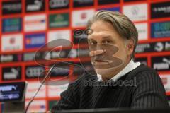 3.Liga - Saison 2022/2023 - FC Ingolstadt 04 -  - Pressekonferenz - Geschäftsführer Sport und Kommunikation Dietmar Beiersdorfer (FCI) -  - Foto: Meyer Jürgen