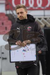 B - Junioren - Bayernliga - U17 - FC Ingolstadt 04 - 1. FC Nürnberg II -  Trainer Kevin Ulrich FC Ingolstadt 04 - Foto: Meyer Jürgen
