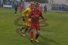 Bayernliga Süd - Saison 2021/2022 - FC Ingolstadt 04 II - TSV 1860 München II - Meikis Fabio (#19 FCI) - Szekely György Torwart München  - Foto: Meyer Jürgen