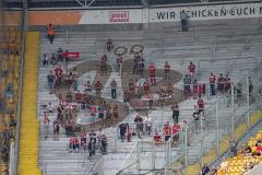 2.BL; Dynamo Dresden - FC Ingolstadt 04, mitgereiste Fans
