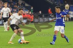 2.BL; FC Schalke 04 - FC Ingolstadt 04; Patrick Schmidt (32, FCI) Zalazar Rodrigo (10 S04)