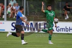 Bezirksliga - Saison 2023/2024 - SV Manching  - SpVgg Kammerberg - Abou-Khalil Abdel (Nr.20 - SV Manching) - Robert Villand blau Kammerberg - Foto: Meyer Jürgen