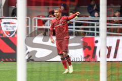 3. Liga; FC Ingolstadt 04 - 1. FC Saarbrücken; Tor Jubel Treffer Siegtreffer 2:1 Yann Sturm (7, FCI)