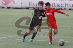 U 14 (C-Jun.) Förderliga BuLi/NLZ -  Saison 2021/2022 - FC Ingolstadt 04 - FC Bayern München - Stanko Djordjevic rot FCI - Foto: Meyer Jürgen