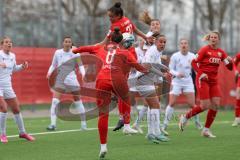 2. Bundesliga Frauen - Saison 2023/24 - FC Ingolstadt 04 Frauen - FC Carl Zeiss Jena - Samantha Stiglmaier (Nr.27 - FCI) - Ivana Slipcevic (Nr.8 - FCI) - Foto: Meyer Jürgen