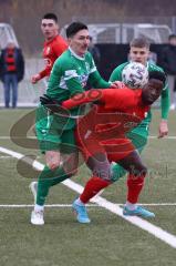 Freundschaftsspiel - Saison 2022/2023 - FC Ingolstadt 04 - VFB Eichstätt - Madougou  Ibrahim (Nr.9 - Fc Ingolstadt 04 II) - Fries Jonas grün Eichstätt. - Foto: Meyer Jürgen