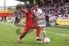 Toto-Pokal Finale; Würzburger Kickers - FC Ingolstadt 04; Zweikampf Kampf um den Ball Marcel Costly (22, FCI) Montcheu Fabrice (11 WK)