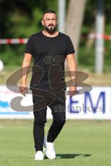 Freundschaftsspiel - Saison 2023/2024 - SV Manching - FC Ingolstadt 04 - Cheftrainer Serkan Demir (SV Manching)  - Foto: Meyer Jürgen