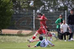 Kreisklasse - Saison 2025/26- SV Lippertshofen - Türkisch SV Ingolstadt-  - Firat Acar rot Türkisch - Stefan Donner weiss Lippertshofen  - Foto: Meyer Jürgen