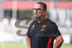 Toto Pokal; FC Memmingen - FC Ingolstadt 04, 2. Runde; vor dem Spiel Rigo Hof, Scouting (FCI)