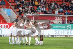 3. Liga; FC Ingolstadt 04 - 
Arminia Bielefeld; vor dem Spiel Besprechung