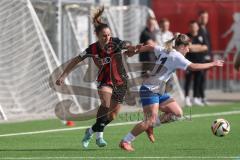 2. Bundesliga Frauen - Saison 2024/25 - FC Ingolstadt 04 Frauen - SC Sand - Ivana Slipcevic (Nr.8 - FCI Frauen) - Fischer Leni weiss Sand - Foto: Meyer Jürgen