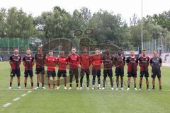 3. Liga; FC Ingolstadt 04 - Trainingsauftakt, alle Neuzugänge, Pascal Testroet (37, FCI) David Kopacz (29, FCI) Calvin Brackelmann (17, FCI) Felix Keidel (43, FCI) Thomas Rausch Torwart Marius Funk (1, FCI) Moussa Doumbouya (27, FCI) Michael Udebuluzor (4