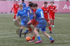 A-Junioren - Bundesliga Süd FC Ingolstadt 04 - TSG 1899 Hoffenheim - Giulio Conti (Nr.16 - FCI A-Junioren) - Hör Yannis blau Hoffenheim -  Foto: Meyer Jürgen