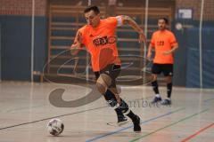 Hallenturnier MTV Ingolstadt - Saison 2025/26 - SV Zuchering - SV Kasing - Patrick Rzepka orange Kasing - XXXXX - Foto: Meyer Jürgen