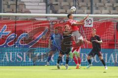 3. Liga - Saison 2025/26 - Energie Cottbus - FC Ingolstadt 04  - Nyamekye Awortwie-Grant (Nr.23 - FC Energie Cottbus) - Simon Lorenz (Nr.32 - FC Ingolstadt 04) - Foto: Meyer Jürgen