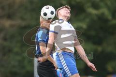 Kreisliga - Saison 2023/2024 - SV Menning - FC Mindelstetten - Marcel von Schuttenbach
 blau Menning - Stefan Liebler weiss Mindelstetten - Foto: Meyer Jürgen