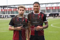 3. Liga; FC Ingolstadt 04 - Trainingsauftakt, Rückkehrer nach Leihe, Hawkins Jaren (20 FCI) Justin Butler (31, FCI)