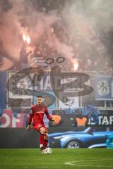 3. Liga; FC Ingolstadt 04 - TSV 1860 München; Fanszene Rauch Simon Lorenz (32, FCI)