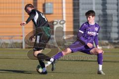 Freundschaftsspiel - Saison 2025/26- TSV Gaimersheim - VFR Neuburg - Quendrim Hoti (Nr.4 - TSV Gaimersheim) - Maximilian Christl lila Neuburg - Foto: Meyer Jürgen