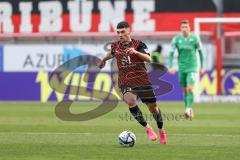 3. Liga; FC Ingolstadt 04 - 
SV Sandhausen; Felix Keidel (43, FCI)