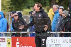 Toto-Pokal; VfB Eichstätt - FC Ingolstadt 04; Cheftrainer Rüdiger Rehm (FCI) an der Seitenlinie, Spielerbank