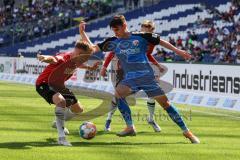 2.BL; Hannover 96 - FC Ingolstadt 04; #z#Thomas Keller (27, FCI) Jannik Dehm (25 Hannover)