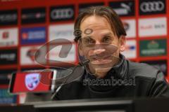 2.BL; FC Ingolstadt 04 - Training, neuer Cheftrainer Rüdiger Rehm, Pressekonferenz, Cheftrainer Rüdiger Rehm (FCI)