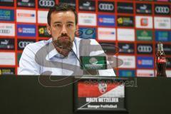 2. Fußball-Liga - Pressekonferenz - Vorstellung Cheftrainer Roberto Pätzold und Manager Profifußball Malte Metzelder - Saison 2021/2022 - FC Ingolstadt 04 - Manager Profifußball FCI Malte Metzelder - Foto: Meyer Jürgen