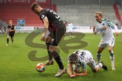 2.BL; FC Ingolstadt 04 - Hannover 96; Stefan Kutschke (30, FCI) Niklas Hult (3 Han) Julian Börner (31 Han)