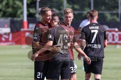 3. Liga; Testspiel; FC Ingolstadt 04 - FC Heidenheim; Tor Jubel Treffer Felix Keidel (43, FCI) Tobias Schröck (21, FCI) Simon Lorenz (32, FCI) Jannik Mause (7, FCI)