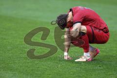 3. Liga; FC Ingolstadt 04 - Rot-Weiss Essen; vor dem Spiel Linus Rosenlöcher (19, FCI)