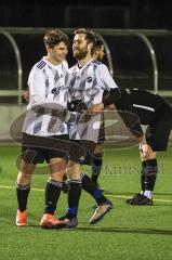 Audi Schanzer Amateur Cup 2022 -  Finale  - TSV Hohenwart - TSV Walpertskirchen -Oscar Appelmann weiss Hohenwart schiesst den 1:0 Führungstreffer - jubel  - 
Foto: Jürgen Meyer