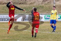 Bezirksliga - SV Kasing - SV Dornach - Der 1:0 Führungstreffer durch Martin Oblinger #10 Kasing - Jubel - Jan Witek #27 Kasing - Foto: Jürgen Meyer