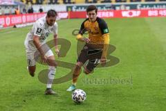 3. Liga - Dynamo Dresden - FC Ingolstadt 04 - Michael Heinloth (17, FCI) Meier Jonathan (19 Dresden)