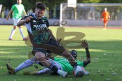 Bezirksliga - Saison 2025/26 - FC Fatih Ingolstadt - TSV Gaimersheim - Nico von Swiontek Brzezinski (Nr.17 - TSV Gaimersheim) - Boubacarr Saho grün Fatih - Foto: Meyer Jürgen