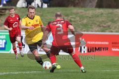 Kreisklasse - Saison 2023/24 -  SV Zuchering - TSV Lichtenau - Peer Wittmer gelb Lichtenau - Berthold Schneider rot Zuchering - Foto: Meyer Jürgen