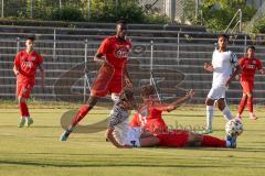 Bayernliga Süd - Saison 2022/2023 - FC Ingolstadt 04 -  TSV Dachau - Krupa Jeroen (Nr.17 - Fc Ingolstadt 04 II) - Leiber Matthias weiss Dachau - Foto: Meyer Jürgen