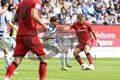 3. Liga; MSV Duisburg - FC Ingolstadt 04; Torchance verpasst Yann Sturm (7, FCI) Coskun Can (27 MSV)