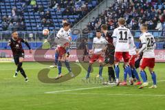 2.BL; Hamburger SV - FC Ingolstadt 04; Kopfball Torchance Fatih Kaya (9, FCI)