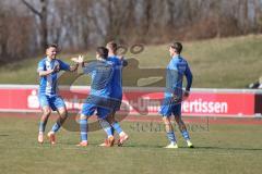 Toto-Pokal; FV Illertissen - FC Ingolstadt 04; Tor Jubel Treffer Glessing Yannick (7 FVI) 1:0
