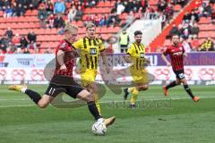 3. Liga; FC Ingolstadt 04 - Borussia Dortmund II; Tobias Bech (11, FCI) Schuss