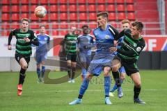 2.BL; Testspiel; FC Ingolstadt 04 - SpVgg Greuther Fürth; Stefan Kutschke (30, FCI) Zweikampf Kampf um den Ball Devin Angleberger (38 Fürth)