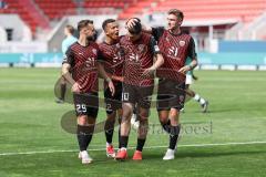 3. Liga; FC Ingolstadt 04 - VfB Lübeck; Tor Jubel Treffer Ognjen Drakulic (30, FCI) Marcel Costly (22, FCI) Julian Kügel (31, FCI) David Kopacz (29, FCI)