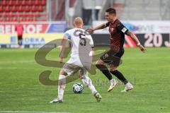 3. Liga; FC Ingolstadt 04 - SV Waldhof Mannheim; Pascal Testroet (37, FCI) Seegert Marcel (5 SVWM)