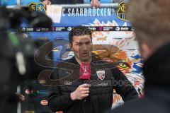 3.Liga - Saison 2022/2023 - 1. FC Saarbrücken - FC Ingolstadt 04 - Cheftrainer Guerino Capretti  (FCI) im Interview mit MagentaTV - Foto: Meyer Jürgen