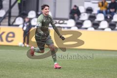 3. Liga; SC Verl - FC Ingolstadt 04; Tor Jubel Treffer 1:4, Deniz Zeitler (38, FCI) frisch eingewechselt