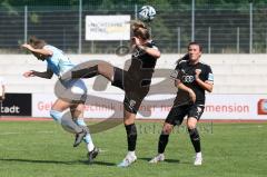 2. Fußball-Liga - Frauen - Saison 2023/2024 - FC Ingolstadt 04 - SG 99 Andernach - Carolin Schraa (Nr.7 - Andernach) - Lisa Ebert (Nr.10 - FCI Frauen) - Foto: Meyer Jürgen
