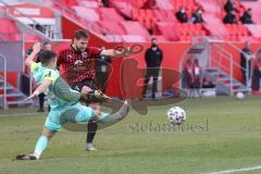 3. Liga - FC Ingolstadt 04 - 1. FC Kaiserslautern - Michael Heinloth (17, FCI) Sessa Nicolas (8 FCK)