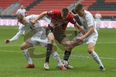 3. Fußball-Liga - Saison 2020/2021 - FC Ingolstadt 04 - FC Viktoria Köln - Filip Bilbija (#35,FCI)  - Foto: Meyer Jürgen